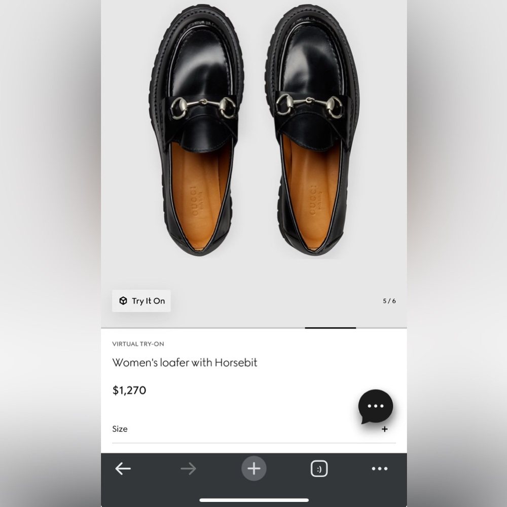 Gucci Black Leather Horsebit Loafers - Picture 7 of 8